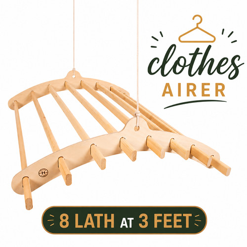 Lath ceiling clothes - clothes, airer