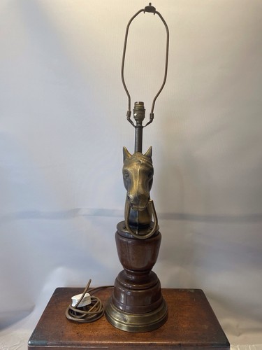 Vintage horse head lamp - head,