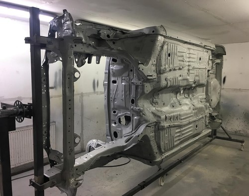 Car rollover jig rotisserie - car,