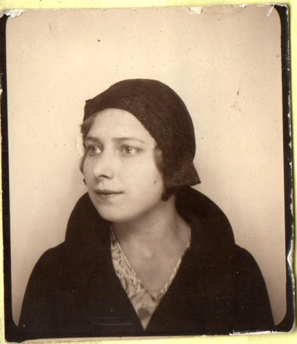 1930s woman wearing dark - 1930s,