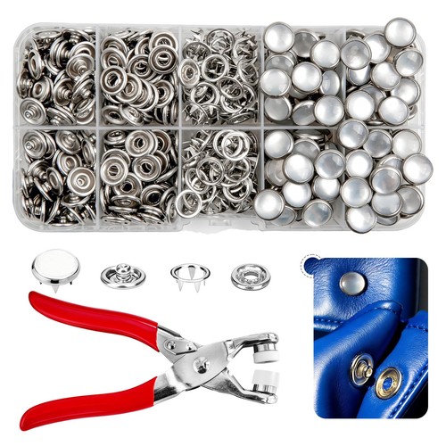 Pearl snaps fasteners kit - pearl, kit,12m