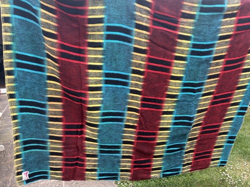 Vintage single blanket wool - vintage,