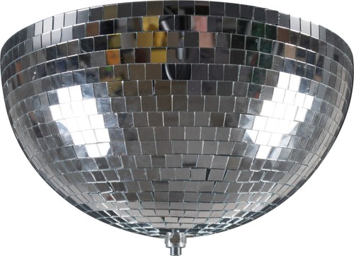 Half mirror glitter ball with - mirror,