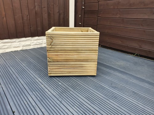 Square wooden treated decking - square,