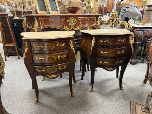 Pair french bedside - french,