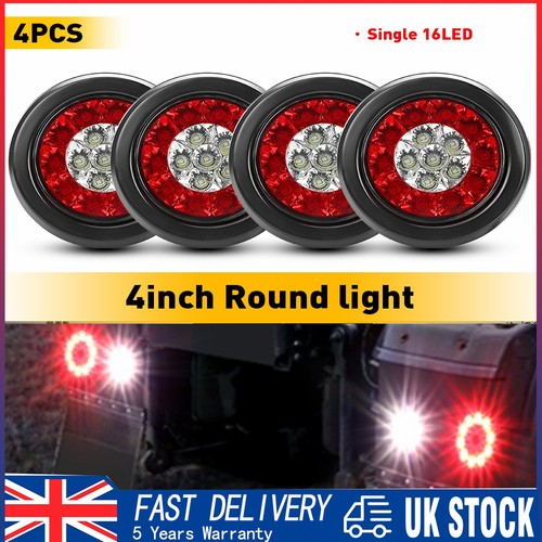 12v 24v led - round, rear