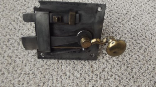 Antique metal and brass door - metal,