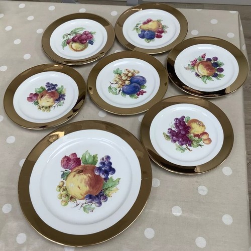 Gilded fruit cake - gilded, plate
