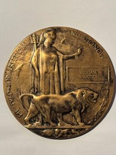 WW1 MEMORIAL PLAQUE, WILLIAM