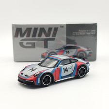 Mini GT 1/64 Porsche 911 Dakar 992 - Ice Grey Martini Racing 1978 - New