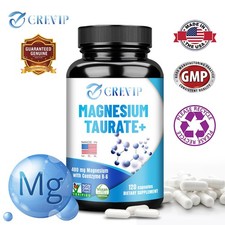 Magnesium Taurate - Supports Cardiovascular Health and Reduces Anxiety