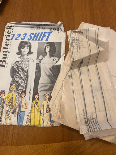 Vintage dressmaking pattern - dressmaking,