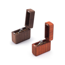 Magnetic Wooden Ring Box