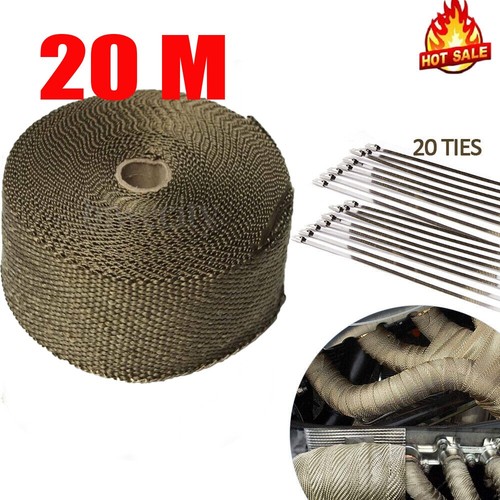 20m titanium exhaust - titanium, heat