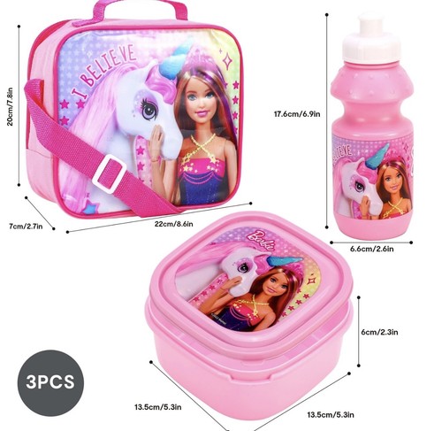 Barbie unicorn lunch bag - barbie,