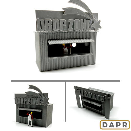 Dapr gauge model - dapr-oo, railway