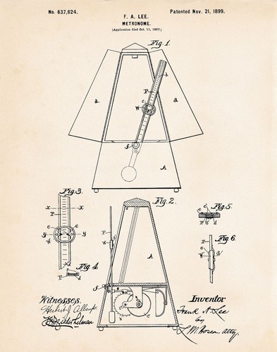 1899 metronome patent - 1899,