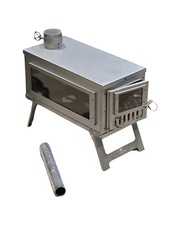 Camping wood burner foldable