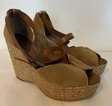 Ash Women's Tan Wedge Sandals