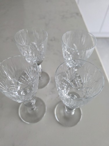 Set vintage cut crystal - set, 4