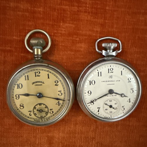 Ingersoll pocket watch pair - ingersoll,