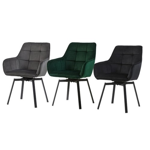 1pc 360 swivel dining chairs - 1pc, 360°
