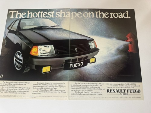 Original vintage renault fuego - original,