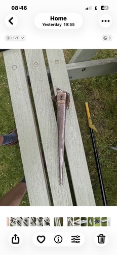 Velocette gear lever hand - velocette,