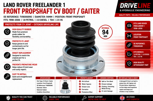 Freelander front propshaft - freelander, 1