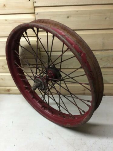 Vintage motorcycle wheel - vintage,