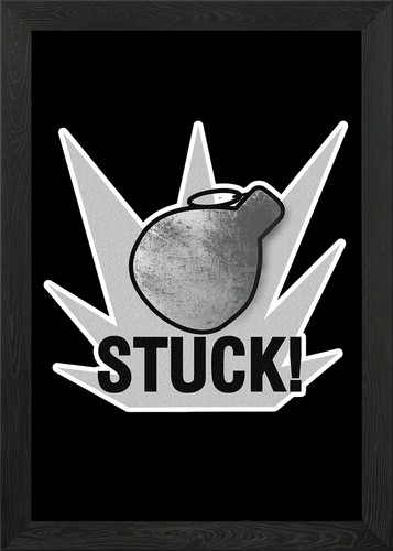 Stuck semtex framed wall - framed,