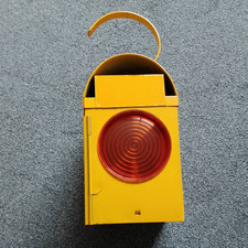 Vintage YELLOW ROAD LANTERN