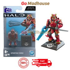 Spartan Yoroi Halo Infinite Mega Construx Mini Figure Toy Authentic UK Shipping!