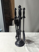 Small Black 4pc Fire Companion