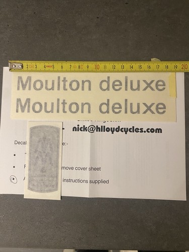 Set moulton deluxe bicycle - of,