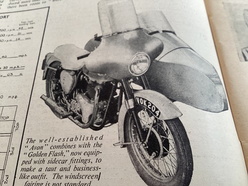 Bsa a10 watsonian - a10, avon