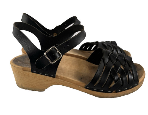 Swedish hasbeens toffel - hasbeens, black