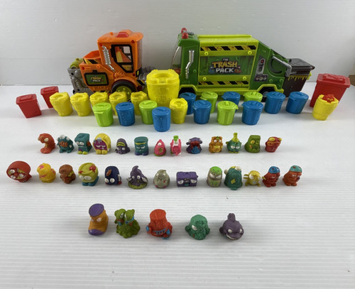Trash pack road - road, bin