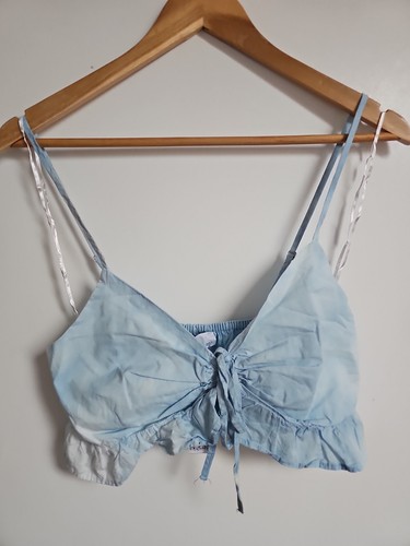 Bershka tie dye crop - tie, vest