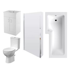 1700mm Bathroom Suite - L