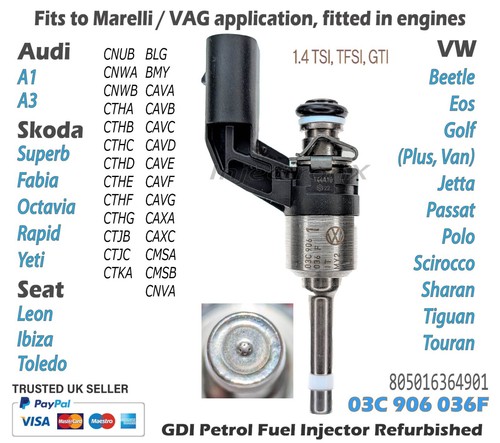 Gdi fuel injector - fuel, 03c906036f