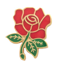 England Rugby Union Red Rose Pin Badge