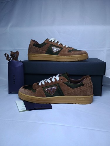 Prada men colorblock suede - men's,