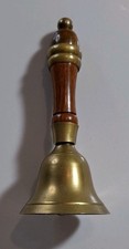 Vintage Brass School Bell with