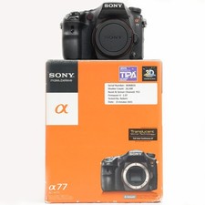 Sony A77 Digital Camera  Boxed 16,500 Shutter Count STK: 42717