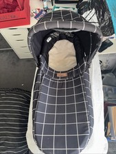 Mountain Buggy Duet V3 2017 Model Carry Cot and Sling Herringbone no rain cover