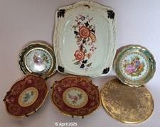 Limoges & Zeh Scherzer Plates – Ornate Gilded China Lovely Mixed Collectors Lot
