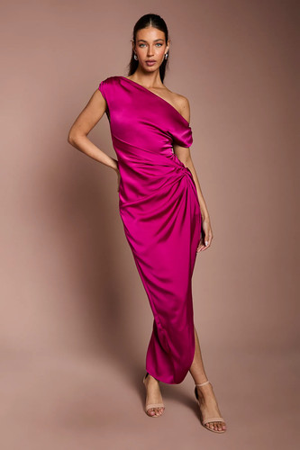 Coast magenta maxi dress - magenta,