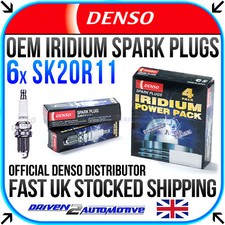 6x DENSO SK20R11 IRIDIUM SPARK