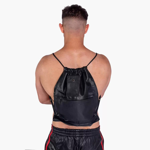 Prowler red leather - red, harness